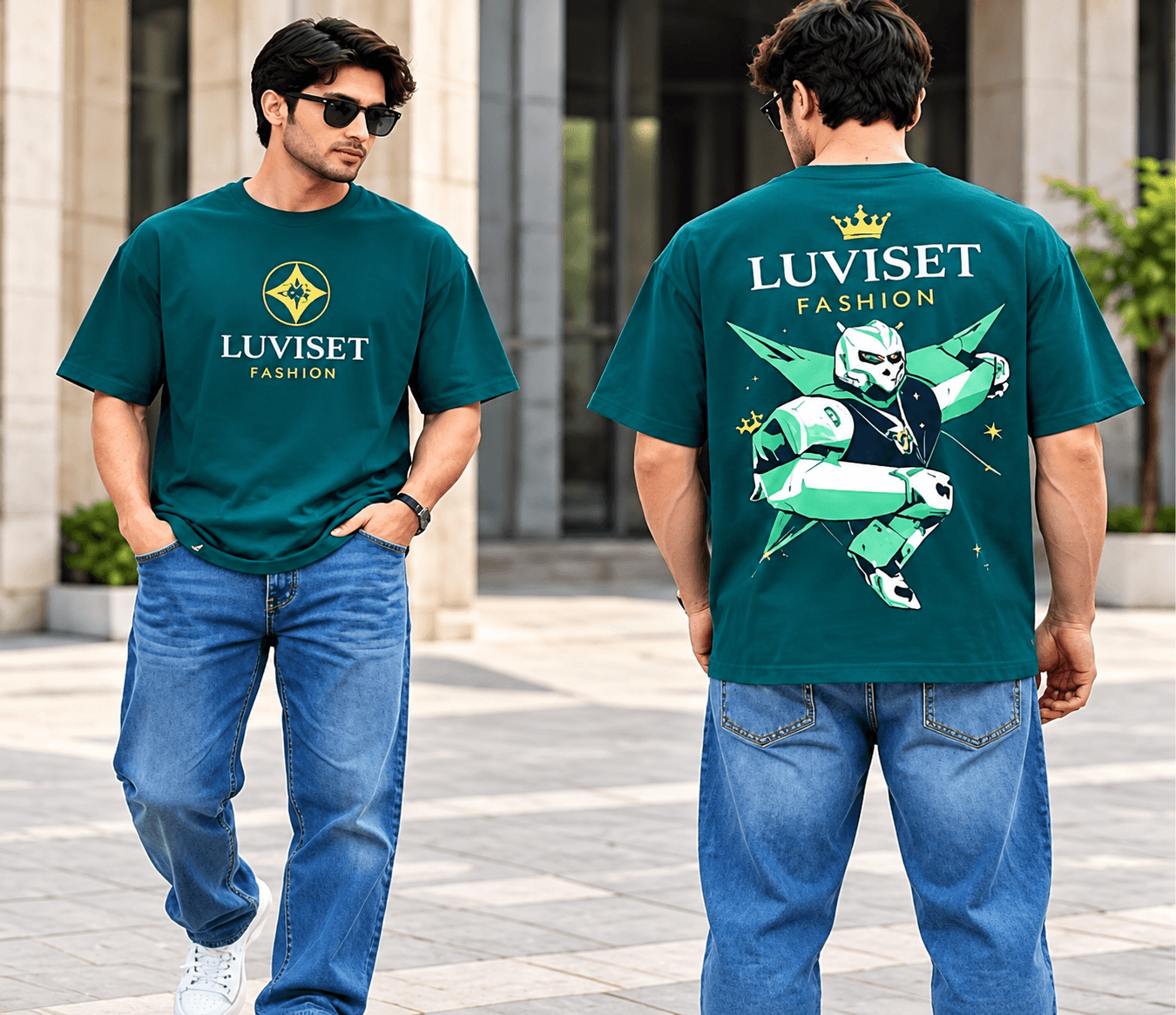 Anime Mecha Tee – Green