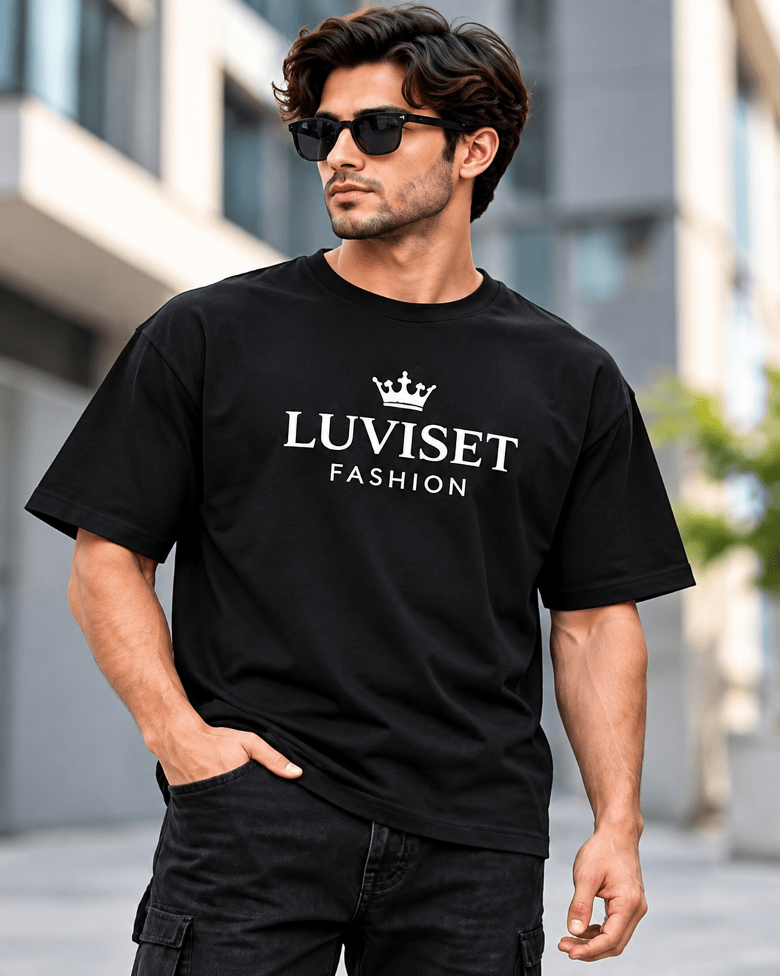 Luviset Crown Edition Classic Tee - Jet Black