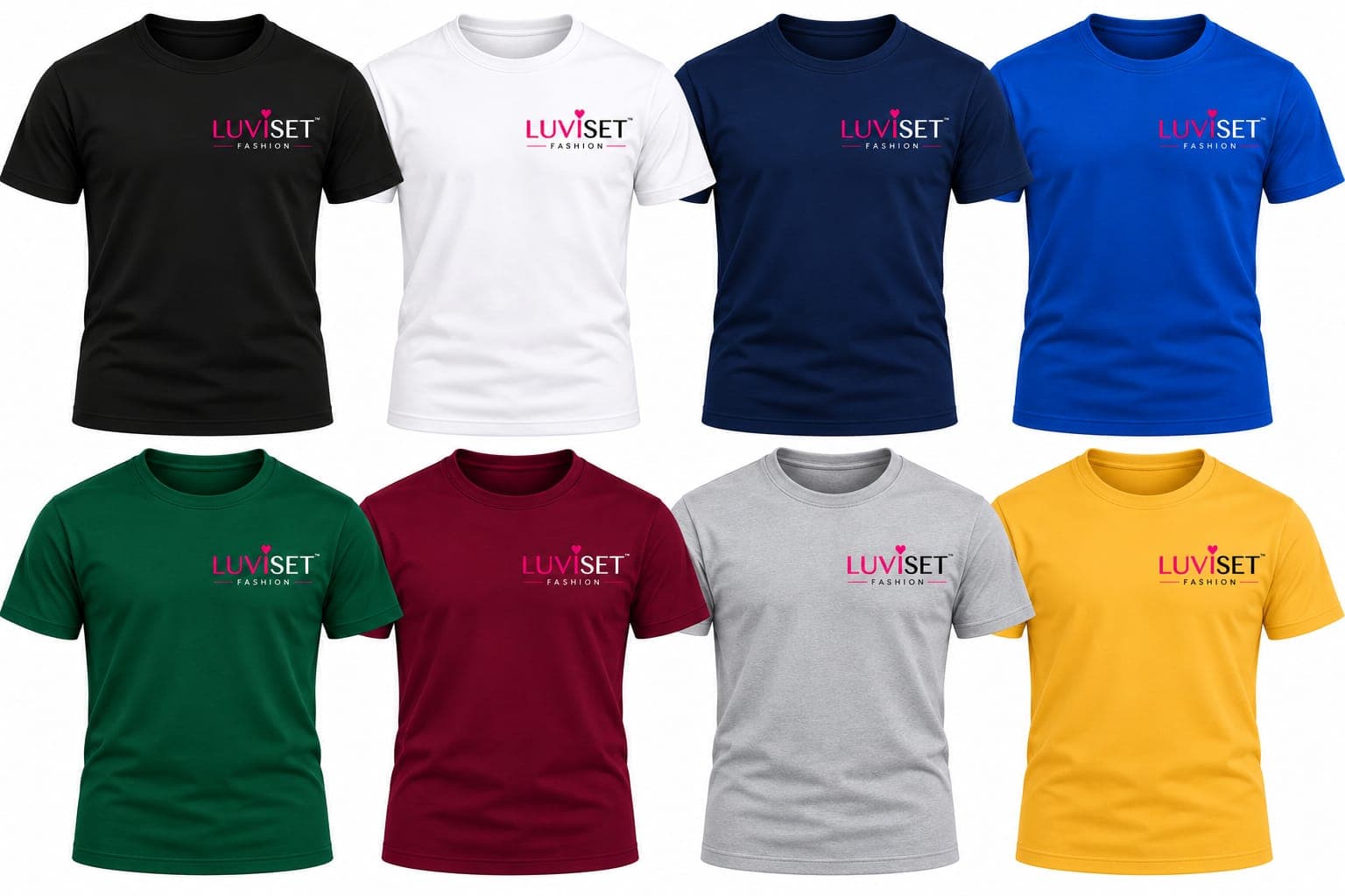 Luviset Dry-Fit T-Shirt - 8 Colour Mega Value Pack